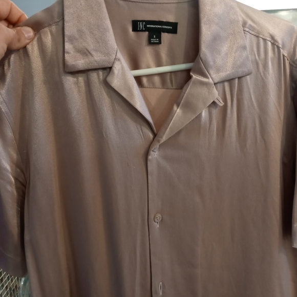 Inc mens satin shirt - Picture 3 of 6